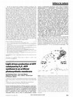 Research paper thumbnail of Light-driven production of ATP catalysed by F0F1-ATP synthase in an artificial photosynthetic membrane