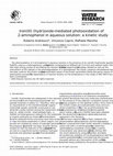 Research paper thumbnail of Iron(III) (hydr)oxide-mediated photooxidation of 2-aminophenol in aqueous solution: a kinetic study