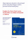 Research paper thumbnail of Major depressive disorder in the perinatal period: using data linkage to inform perinatal mental health policy