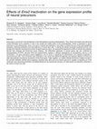 Research paper thumbnail of Effects of Emx2 inactivation on the gene expression profile of neural precursors