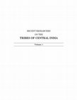 Research paper thumbnail of TRIBES OF CENTRAL INDIA