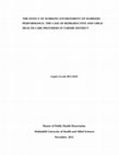 Research paper thumbnail of THE EFFECT OF WORKING ENVIRONMENT ON WORKERS PERFORMANCE: THE CASE OF REPRODUCTIVE AND CHILD HEALTH CARE PROVIDERS IN TARIME DISTRICT