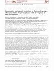 Research paper thumbnail of Systematics and spicule evolution in dictyonal sponges (Hexactinellida: Sceptrulophora) with description of two new species