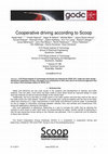 Research paper thumbnail of Cooperative driving according to Scoop