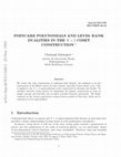 Research paper thumbnail of Poincar� polynomials and level rank dualities in the N=2 coset construction