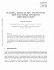 Research paper thumbnail of On moduli spaces of flat connections with non-simply connected structure group