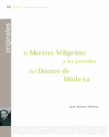 Research paper thumbnail of El Maestro Wiligelmo y las portadas del Duomo de Módena