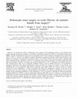 Research paper thumbnail of Endoscopic sinus surgery in cystic fibrosis: do patients benefit from surgery?