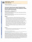 Research paper thumbnail of The need for clinical decision support integrated with the electronic health record for the clinical application of whole genome sequencing information