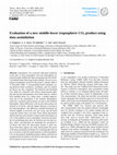 Research paper thumbnail of Evaluation of a new middle-lower tropospheric CO2 product using data assimilation