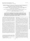 Research paper thumbnail of Optimal Method of Collection of First-Void Urine for Diagnosis of Chlamydia trachomatis Infection in Men