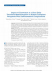 Research paper thumbnail of Impact of Conversion to a Once Daily Tacrolimus-Based Regimen in Kidney Transplant Recipients With Gastrointestinal Complications