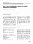 Research paper thumbnail of Depth of soil water uptake by tropical rainforest trees during dry periods: does tree dimension matter?