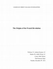 Research paper thumbnail of The Origins of the French Revolution