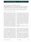 Research paper thumbnail of Phylogenetic revision of the Strophomenida, a diverse and ecologically important Palaeozoic brachiopod order