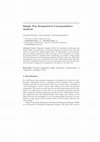 Research paper thumbnail of Simple Non Symmetrical Correspondence Analysis