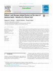 Research paper thumbnail of Patient- and therapy-related factors on the wear of denture teeth--results of a clinical trial