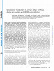 Research paper thumbnail of Cholesterol metabolism in primary biliary cirrhosis during simvastatin and UDCA administration