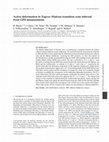 Research paper thumbnail of Active deformation in Zagros-Makran transition zone inferred from GPS measurements