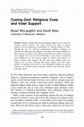 Research paper thumbnail of Cueing God: Religious Cues and Voter Support