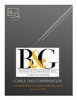 Research paper thumbnail of B&G_Consulting Compensation_Hourly-Daily Fees_Info. Research_based on IBCO_2008_Survey