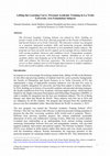 Research paper thumbnail of Lifting the Learning Curve: Personal Academic Training in La Trobe University Arts Foundation Subjects