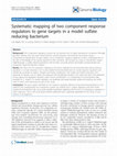 Research paper thumbnail of Systematic mapping of two component response regulators to gene targets in a model sulfate reducing bacterium