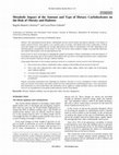 Research paper thumbnail of Metabolic Impact of the Amount and Type of Dietary Carbohydrates on the Risk of Obesity and Diabetes