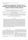 Research paper thumbnail of Performance and productivity of Nellore steers on rotationally stocked palisadegrass (Brachiaria brizantha) pastures in response to herbage allowance