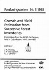 Research paper thumbnail of Growth and Yield Estimation from Successive Forest Inventories