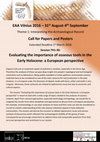 Research paper thumbnail of EXTENDED DEADLINE (March 1st 2016)! CfP EAA Vilnius 2016 - Session TH1-30: Evaluating the importance of osseous tools in the Early Holocene: a European perspective