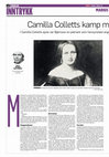 Research paper thumbnail of Camilla Colletts kamp mot det litterære patriarkat