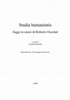 Research paper thumbnail of Le traduzioni di Giovanni Crisostomo nel primo Quattrocento. Fra “Studia Humanitatis” e “Studia Pietatis”: Ambrogio Traversari e altri. In: (a cura di): A. Rotondo, “Humanitas” e cristianesimo. Studi in onore di Roberto Osculati. p. 269-283, Roma: Viella ed., 2011, ISBN: 978-88-8334-542-5