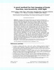 Research paper thumbnail of A novel method for fast imaging of brain function, non-invasively, with light