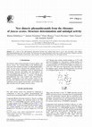 Research paper thumbnail of New dimeric phenanthrenoids from the rhizomes of Juncus acutus. Structure determination and antialgal activity