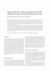 Research paper thumbnail of Slags and the city: early iron production at Tell Hammeh, Jordan and Tel Beth-Shemesh, Israel (Veldhuijzen & Rehren 2007)