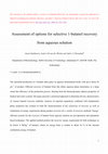 Research paper thumbnail of Assessment of Options for Selective 1-Butanol Recovery from Aqueous Solution