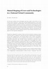 Research paper thumbnail of Mutual shaping of users and technologies in a national virtual community