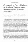 Research paper thumbnail of Conversion Out of Islam: A Study of Conversion Narratives of Former Muslims