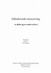 Research paper thumbnail of Inkluderende mentorering -at skabe sig en verden at leve i