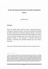 Research paper thumbnail of A política de segurança alimentar como um dos pilares da segurança interna.