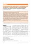 Research paper thumbnail of Effects of mutual health organizations on use of priority health care services in urban and rural Mali: a case-control study