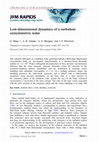 Research paper thumbnail of Low-dimensional dynamics of a turbulent axisymmetric wake