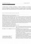 Research paper thumbnail of Use of cyclosporin retention enemas in a patient with intractable pouchitis after proctocolectomy for ulcerative colitis: a case report