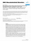 Research paper thumbnail of Does physical activity change predict functional recovery in low back pain? Protocol for a prospective cohort study