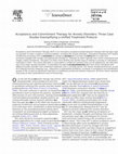 Research paper thumbnail of Acceptance and Commitment Therapy for Anxiety Disorders: Three Case Studies Exemplifying a Unified Treatment Protocol