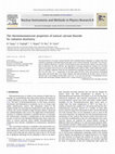 Research paper thumbnail of The thermoluminescent properties of natural calcium fluoride for radiation dosimetry