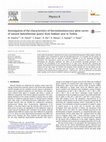 Research paper thumbnail of Investigation of the characteristics of thermoluminescence glow curves of natural hydrothermal quartz from Hakkari area in Turkey