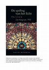 Research paper thumbnail of De speling van het licht. Glas-in-lood in Den Haag rond 1900, Den Haag 2009