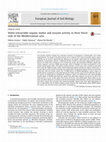 Research paper thumbnail of Water-extractable organic matter and enzyme activity in three forest soils of the Mediterranean area